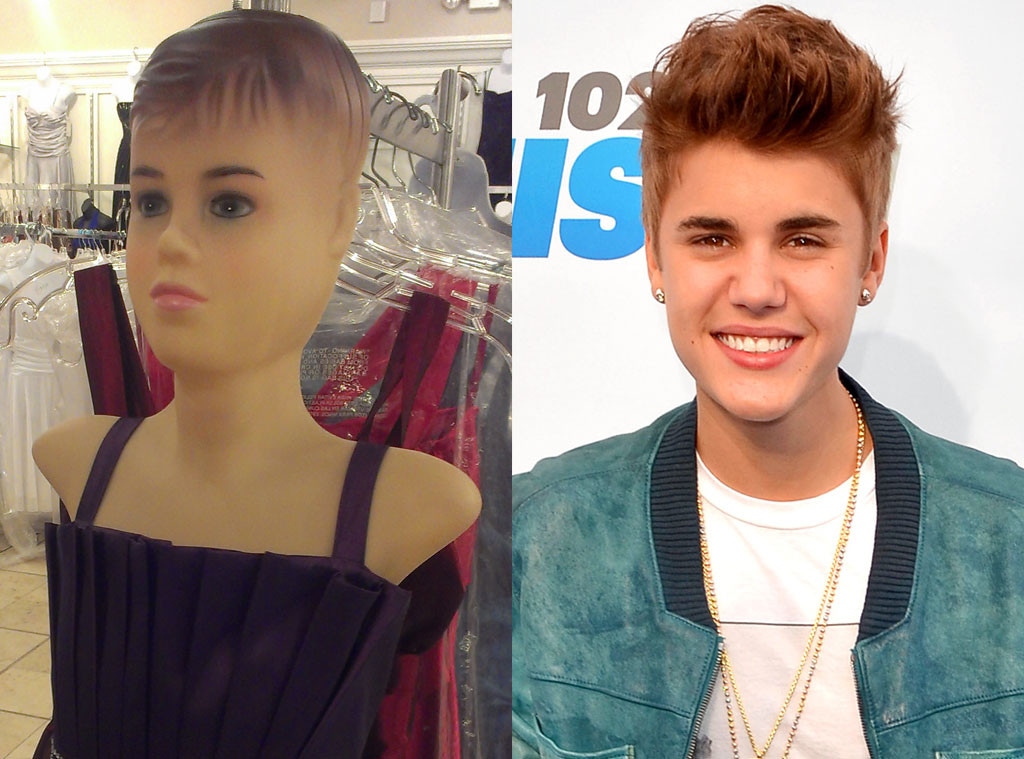 Justin Bieber Makes Out With A Manikin This Mannequin Looks Exactly Like Justin Bieber